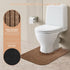 HBGOTL Commode Washable(4 Pack,Brown) Round Potty Training Mats for Boys, Toilet Training Mats, Potty Training Toilet