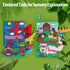 2 PCS High Contrast Crinkle Baby Books for 0-6 Months - Interactive Sensory Touch Feel Infant Travel Gift