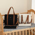 GOBABYMART Stylish Diaper Tote for Moms - Baby Hospital Bag with Insulated Pockets & Changing Pad