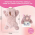27" 5 Lbs GILFWM Weighted Stuffed Animals Pig, Heatable and Coolable Weighted Plush with Microwavable Heating