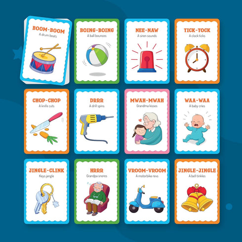 Speech Therapy Flash Cards for Toddlers 1-4, Learning Toys for Speech Development and Phonics
