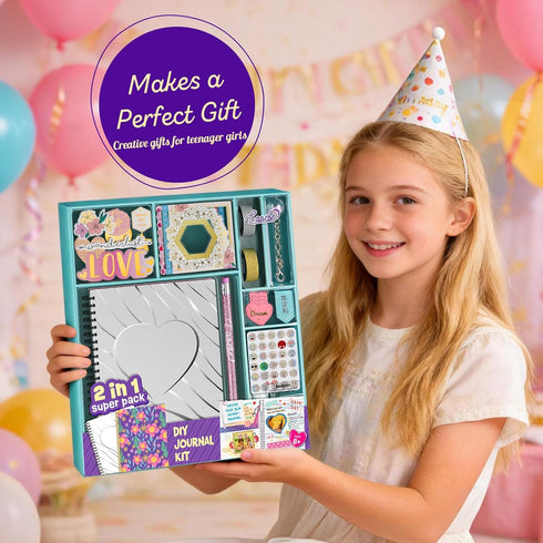 2-Pack 8 9 10 11 12 13 14 Set LAOESE DIY Journal Kit for Girls - Birthday Easter Gifts for Girls Years Old - Arts