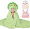 FIOBEE Toddler Bath Towel with Hood Baby Towels, 55x28 inch Large Soft