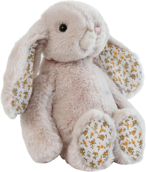 DILLY DUDU 10-InchBeige Blossom Bunny Rabbit Stuffed Animal Plush Toy Best Gifts