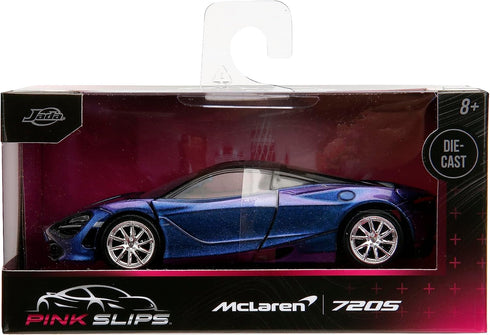 Pink Slips 1:32 W1 McLaren 720S Die-Cast Car, Toys for Kids and Adults (Iridescent Purple)