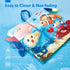hahaland Baby Toys 0-6 Months, Crinkle Books for Babies 2PCS, Soft Montessori Toys for Tummy Time, Newborn Gifts