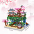 Kitoyz Cherry Blossom Bonsai Tree Building Set, Micro Mini Building Blocks Set, Japanese Sakura Tree House (3220 PCS)