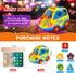 1 6-12-18 1 2 3 Baby Toys for Year Old Boy Girl Gift Musical Bus Baby Toys Months Toddler Early Learning Montessori