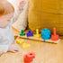 Melissa & Doug Stack and Sort Board - Wooden Educational Toy for age 2+ with 15 Solid Wood Pieces