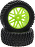 ShareGoo OD 96mm/3.77 RC Rubber Tire with Plastic Rim, 12mm Hex, Compatible with HSP 94170 94155 1/10 RC Trucks