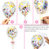 MOVINPE Happy Birthday Cake Topper, Rainbow Cloud Decoration with Confetti Balloons for Kids