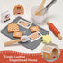 Playset 29 3D 3+ PairPear Gingerbread House Baking Piece Wooden Christmas Cookie Baking Kit, Toy Cookie Play Food