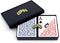 Copag 1546 Design 100% Plastic Playing Cards, Poker Size, Red/Blue, Jumbo Index, 1 Set