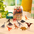 60 Playset 3+ Terra by Battat Pieces Dinosaur Figures Assorted Mini Plastic Animals for Kids Birthday Party Supplies