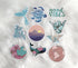 ARTIVO Cute Stickers for Water Bottle, 50 Pack Aesthetic VSCO Waterproof Vinyl Decals for Teens Girls