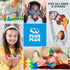 PLUS PLUS 240 Piece Rainbow Mix Interlocking Building Blocks for Kids, Open Ended STEM Classroom Mini Toys
