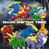 STOULKD 6 6+, 6 Packs 6-in-1 6, 7, 8, 9, 10+ Shapes Dinosaur Transforming Robot Toys for Kids of STEM Transformed