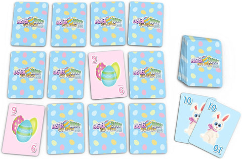 Arizona GameCo Easter Bunny Go Fish Game for Kids, Ages 4 & Up, Fun Easter Gift