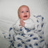 3 Pack 100% 47 47 Inches Cozy LollyBanks Muslin Swaddle Blanket, Muslin Cotton Soft Swaddle Blankets for Baby Boys, X
