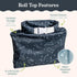 Set 2 Kinder of Water Resistant Wet Bags for Storing Laundry or Cloth Diapers Travel Size Wet Bag Daycare Beach Pool