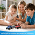 1:64 2.4Ghz 3-Speed 4-8 MOONTOY Scale Mini Alloy Truck RC Car with LED Lights, Remote and App Control Toy Car