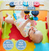 16-Pack 12x12 TOYVELT Foam Puzzle Floor Mat for Kids - Interlocking EVA Play Mats Multicolor - Non-Slip Educational
