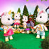 Sunny Days Entertainment Honey Bee Acres Rainbow Ridge Daydreamers Unicorn Family, 4 Miniature Flocked Dolls