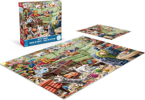 500 Ceaco - Paws Gone Wild - Kitty Chaos - Piece Jigsaw Puzzle