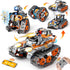 Nincoe STEM Building Toys for Boys 6-12, 5in1 Remote & APP Controlled Car/Tank/Robot/Tracked