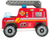 Playset| Hape Fire Truck Wooden Fire Engine Toy with Action Figure & Rescue Dog