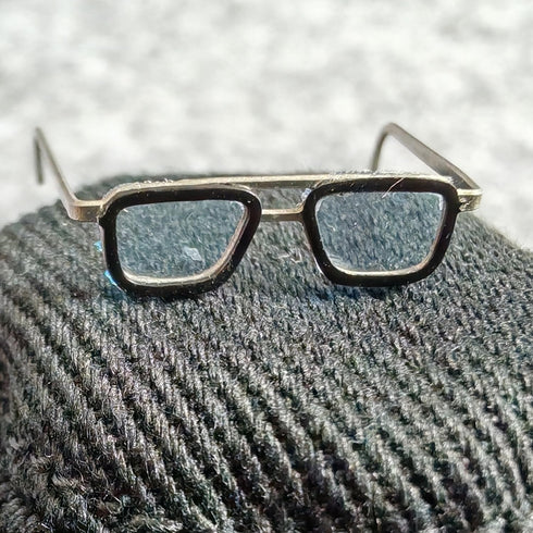 1/12 Scale Eyeglasses for 6-Inch Male Action Figure Body Doll (Blue)