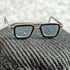 1/12 Scale Eyeglasses for 6-Inch Male Action Figure Body Doll (Blue)