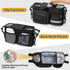 Parent Console Stroller Organizer Compatible with WONDERFOLD W&X, Black, with 2 Insulated Cup Holders and Removable