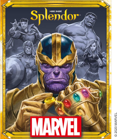 Marvel Splendor Board Game, Strategy Game for Kids and Adults, Fun Family Game Night, Ages 10+, 2-4 Players