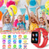 Cosjoype Kids Smart Watch Gift for Girls Age 6-12, 24 Puzzle Games, HD Touch Screen, Music Player, Pedometer