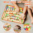 Counting 2-4,Toddler zhiwuzhu Magnetic Color and Number Maze for Montessori Toys,Wooden Matching Learning Board