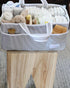 Lily Miles Baby Diaper Caddy Organizer, Baby Shower Basket for Newborn Boys or Girls, Nursery Must Haves for New Mom