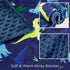 Super Soft Fleece Dinosaur Toddler Blanket, Multicolor Printed with Dotted Backing