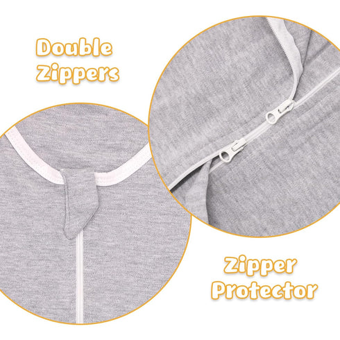 3-6 2-Pack 2 100% 0.5 3-6 Swaddle Newborn Age Months, Newborn Swaddle Sack with Way Zipper, Cotton Arms Up