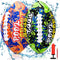 2 Pieces Waterproof Water Football for Kids, 9 Inch Beach Football for Pool Game, Dark Blue and Orange