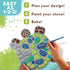 MindWare Turtle Stepping Stone Kit: Paint Your Own Stepping Stones for Kids Craft Kit Includes Paint, Brushes