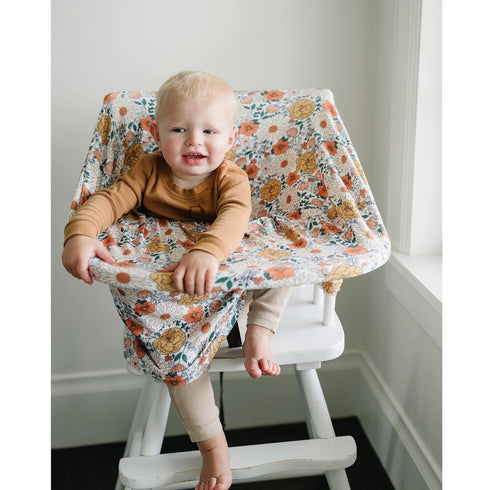 Konssy Baby Car Seat Covers- Multi-use Carseat Canopy for Babies, Stretchy Infant Carseat Cover Boy, Shower Gifts