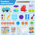 85 3 1 Sets 3-4-8, Playset, PCS in Dough for Kids Ages Art Crafts Dough Tools Kit, Train Engine Noodle Hamburger