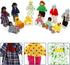 23 Set ONEST Pieces Wooden Dollhouse Family Mini People Figures Dollhouse Dolls Wooden Doll Family Pretend Play Figures