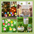 Barydat 400 Pcs Mini Resin Animals Figures Bulk for Crafts, Pranks, and Garden Decoration - Luminous Mini Toys