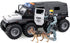 Police Car Toy, 8x8 Friction Powered with Light, Sounds, Openable Doors, Military Policeman & Dog for Boys 3-8