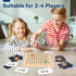 BAKAM Wooden Multiplication Board Math Game for Kids 8-12, 100PCS Flash Cards, Montessori Counting Toy