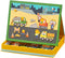 Petit Collage Magnetic Play Scene, Construction Site Magnetic Game Board with Mix