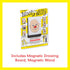 3+ Original Wooly Willy, Magnetic Personalities Drawing Kit, Arts and Crafts, Fidget Toys for Kids, Draw on Woolys