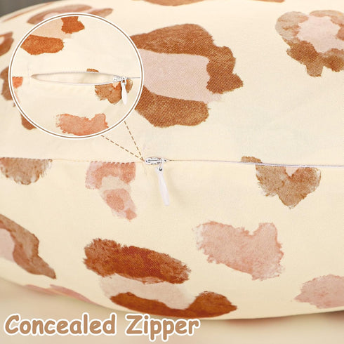 GFU Nursing Cover for Boys and Girls, Breastfeeding Case for Newborn, Soft Baby Breastfeeding Slipcover Colourful Brown